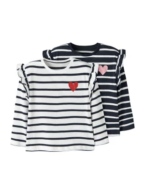 Foto van product NAME IT Shirt donkerblauw / rosa / karmijnrood / wit