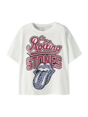 Foto van product NAME IT Shirt 'NKFFURA ROLLINGS' violetblauw / wijnrood / zwart / wit