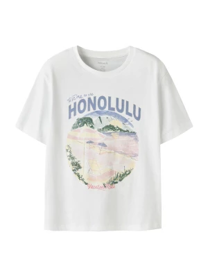 Foto van product NAME IT Shirt 'NKFJAMILLO' lichtgeel / sering / poederroze / wit