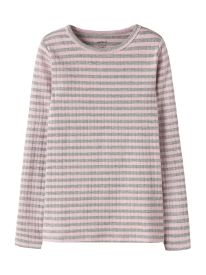 Foto van product NAME IT Shirt 'NKFSuraja' grijs gemêleerd / rosa