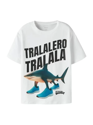 Foto van product NAME IT Shirt 'NKMARMI BRAINR' lichtblauw / smaragd / zwart / wit