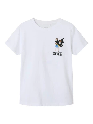 Foto van product NAME IT Shirt 'NKMDio'' royal blue / koningsblauw / citroengeel / zwart / wit