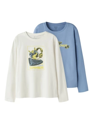 Foto van product NAME IT Shirt 'NKMVUX' opaal / geel / zwart / offwhite