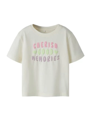 Foto van product NAME IT Shirt 'NMFHENISA' crème / limoen / lila / rosa