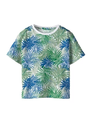 Foto van product NAME IT Shirt 'NMMJAXON' donkerblauw / groen / wit