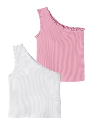 Foto van product NAME IT Top 'NKFJABINA' eosine / wit