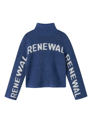 Foto van product NAME IT Trui 'NKFNuva' blauw gemêleerd / wit
