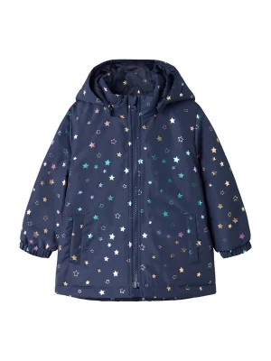 Foto van product NAME IT Winterjas 'NMFMaxi' navy / azuur / goud / lavendel