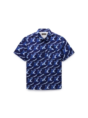 Foto van product NAPAPIJRI Overhemd 'G-Elior' navy / enziaan / lichtblauw