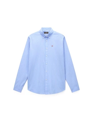 Foto van product NAPAPIJRI Overhemd 'Terra' duifblauw / wit