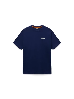 Foto van product NAPAPIJRI Shirt 'S-Flint' donkerblauw / appel / wit