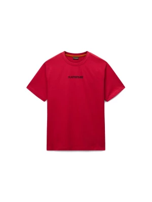Foto van product NAPAPIJRI Shirt 'S-Flint' kersrood / zwart / wit