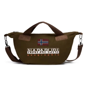 Foto van product NAPAPIJRI Shopper 'Reflect' olijfgroen / donkeroranje / offwhite