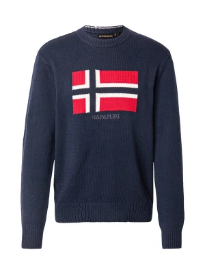 Foto van product NAPAPIJRI Trui 'Mura' lichtbeige / marine / rood