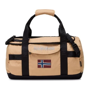 Foto van product NAPAPIJRI Weekendtas 'Bering' navy / lichtbruin / grijs / rood
