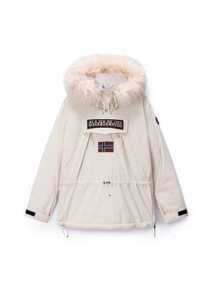 Foto van product NAPAPIJRI Winterjas 'Skidoo 2.0' beige / lichtbeige / bourgogne / zwart