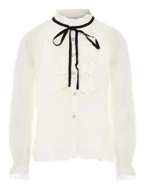 Foto van product nascita Blouse zwart / wolwit