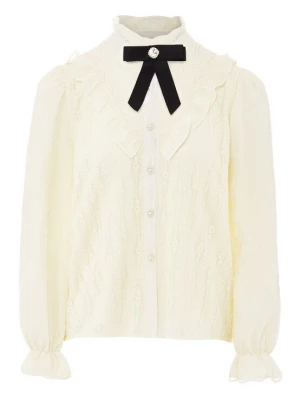 Foto van product nascita Blouse zwart / wolwit