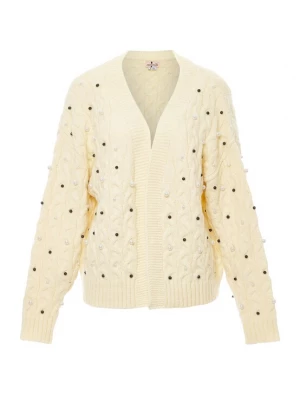 Foto van product nascita Gebreid vest zwart / wit / wolwit