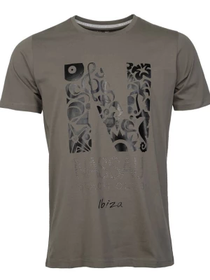 Foto van product NASSAU Beach Club Shirt grijs / zwart / zilver
