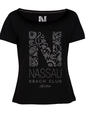 Foto van product NASSAU Beach Club Shirt 'NB22003' grijs / zwart / zilver