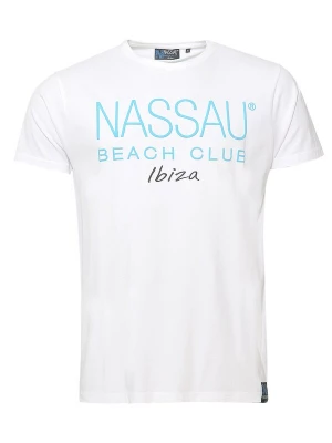 Foto van product NASSAU Beach Club Shirt ' NB231040 ' blauw / zwart / offwhite