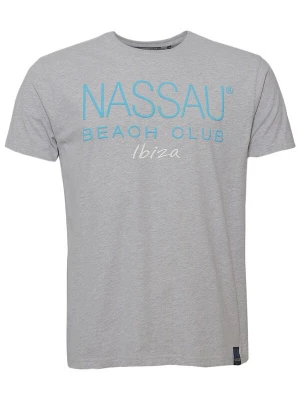 Foto van product NASSAU Beach Club Shirt 'NB231040' lichtblauw / grijs / zwart / wit