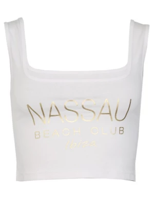 Foto van product NASSAU Beach Club Top ' NB22001 ' goud / wit
