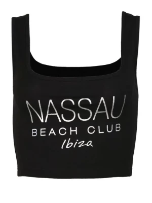 Foto van product NASSAU Beach Club Top ' NB22002 ' zwart / zilver