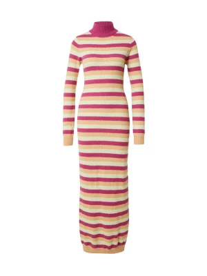 Foto van product Nasty Gal Gebreide jurk pasteelgeel / lichtoranje / pink