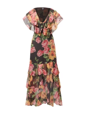 Foto van product Nasty Gal Jurk goudgeel / groen / rosa / zwart