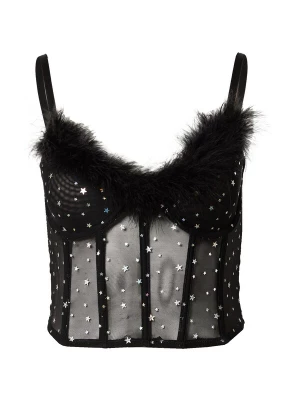 Foto van product Nasty Gal Korset zwart / zilver
