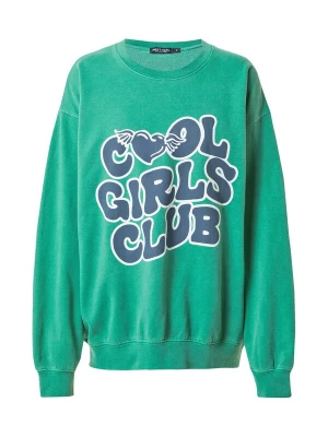 Foto van product Nasty Gal Sweatshirt 'Cool Girls Club' jade groen / donkergroen / wit