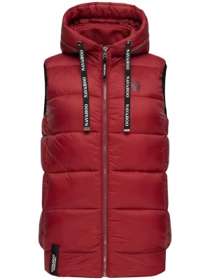 Foto van product NAVAHOO Bodywarmer 'Kassidy' roestrood / zwart / wit