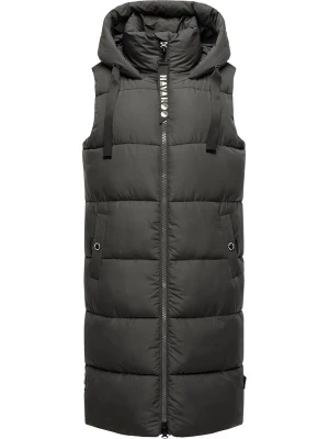 Foto van product NAVAHOO Bodywarmer 'Schnuffelchen' donkergrijs / zwart / wit