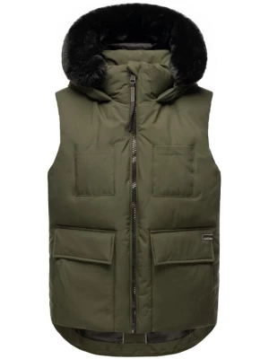 Foto van product NAVAHOO Bodywarmer 'Zimthäschen XIV' olijfgroen
