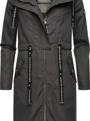 Foto van product NAVAHOO Tussenparka ' Josinaa ' antraciet / zwart / wit