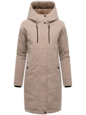 Foto van product NAVAHOO Wintermantel 'Hageltanz 14' beige / zwart