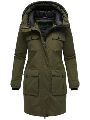 Foto van product NAVAHOO Winterparka 'Eissturm 14' grijs / olijfgroen / zwart
