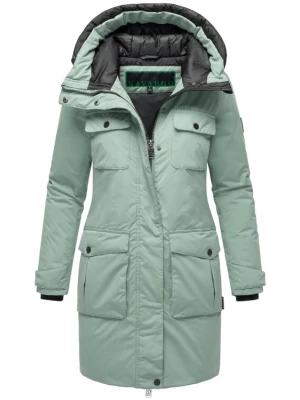 Foto van product NAVAHOO Winterparka 'Eissturm 14' mintgroen / zwart