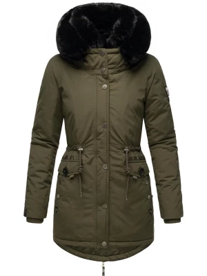 Foto van product NAVAHOO Winterparka 'Sweety Deluxe' kaki / zwart