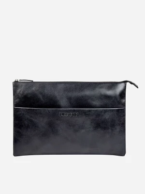 Foto van product NEGOTIA Leather Laptoptas 'Notion 15.6 inch' zwart