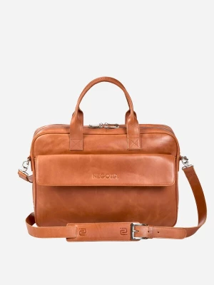 Foto van product NEGOTIA Leather Laptoptas 'Orden' bruin