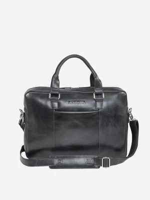 Foto van product NEGOTIA Leather Laptoptas 'Sorel' zwart