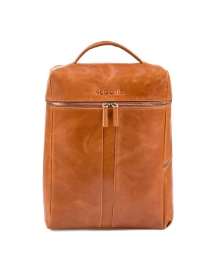 Foto van product NEGOTIA Leather Rugzak 'Kova' bruin