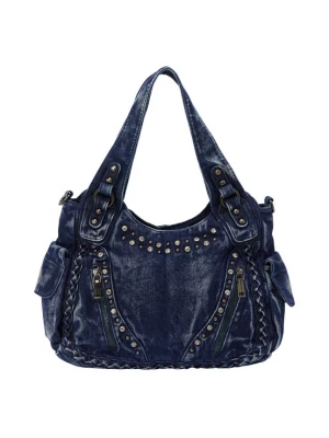 Foto van product nelice Schoudertas blauw denim