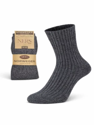 Foto van product NERS Sokken 'Wool Nordic' antraciet