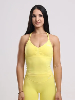 Foto van product neverover Sporttop 'Hue Halter Seamless Top' geel