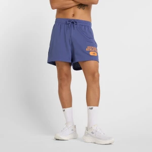 Foto van product new balance Broek 'Heritage' indigo / oranje