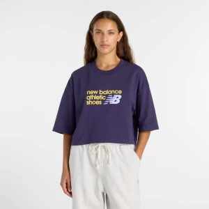 Foto van product new balance Shirt 'Athletics Premium' geel / lichtlila / donkerlila